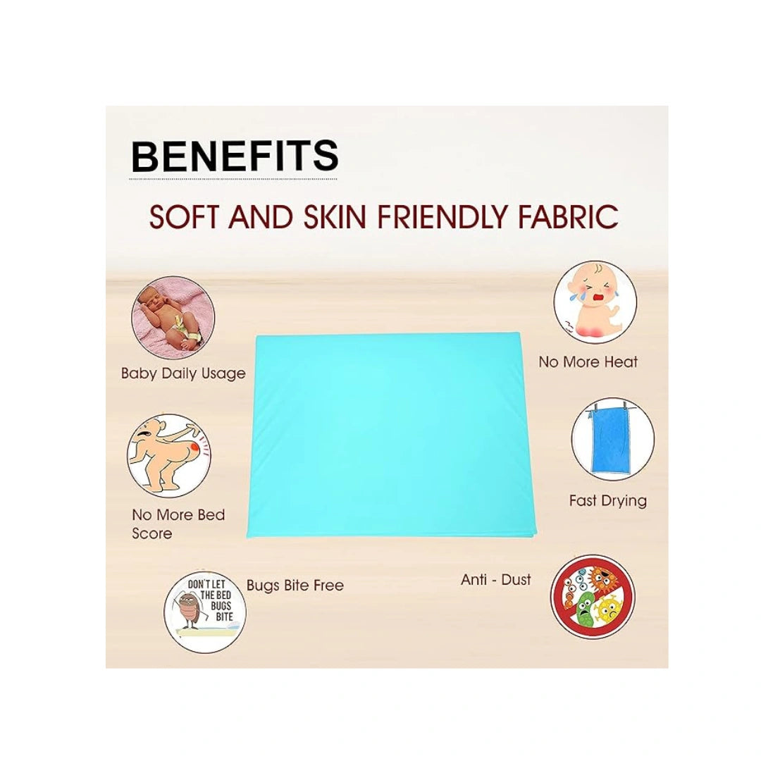 Soft waterproof baby bed mat