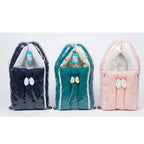 baby carry bed and sleeping nest with zip closure