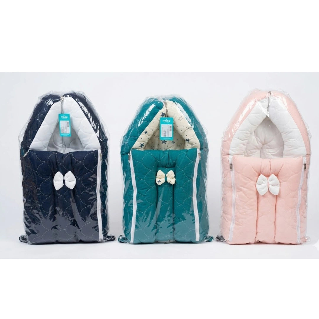 baby carry bed and sleeping nest with zip closure