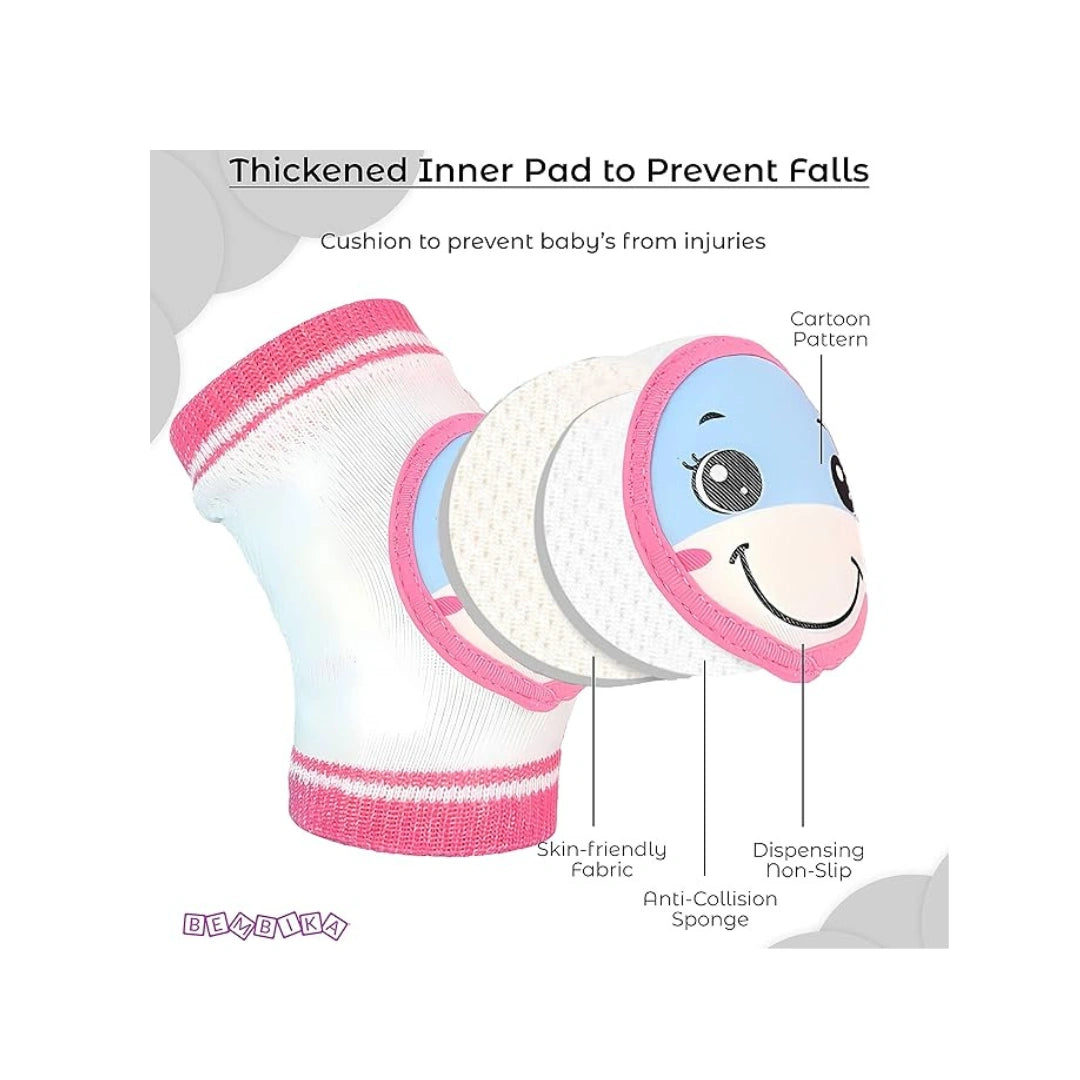 Baby crawling knee protection pads