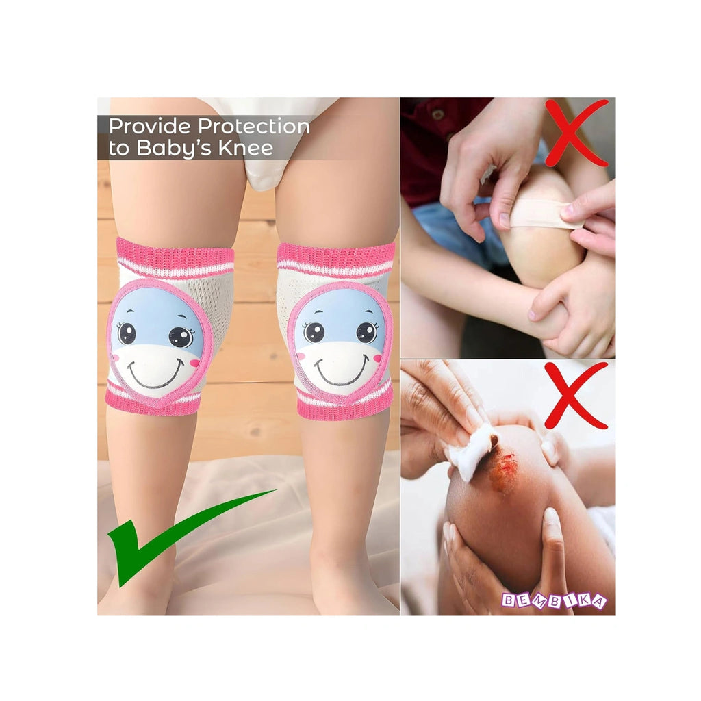 Baby crawling knee protection pads