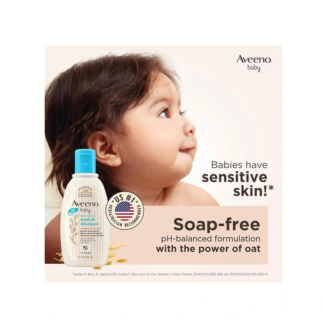 Gentle baby wash and shampoo