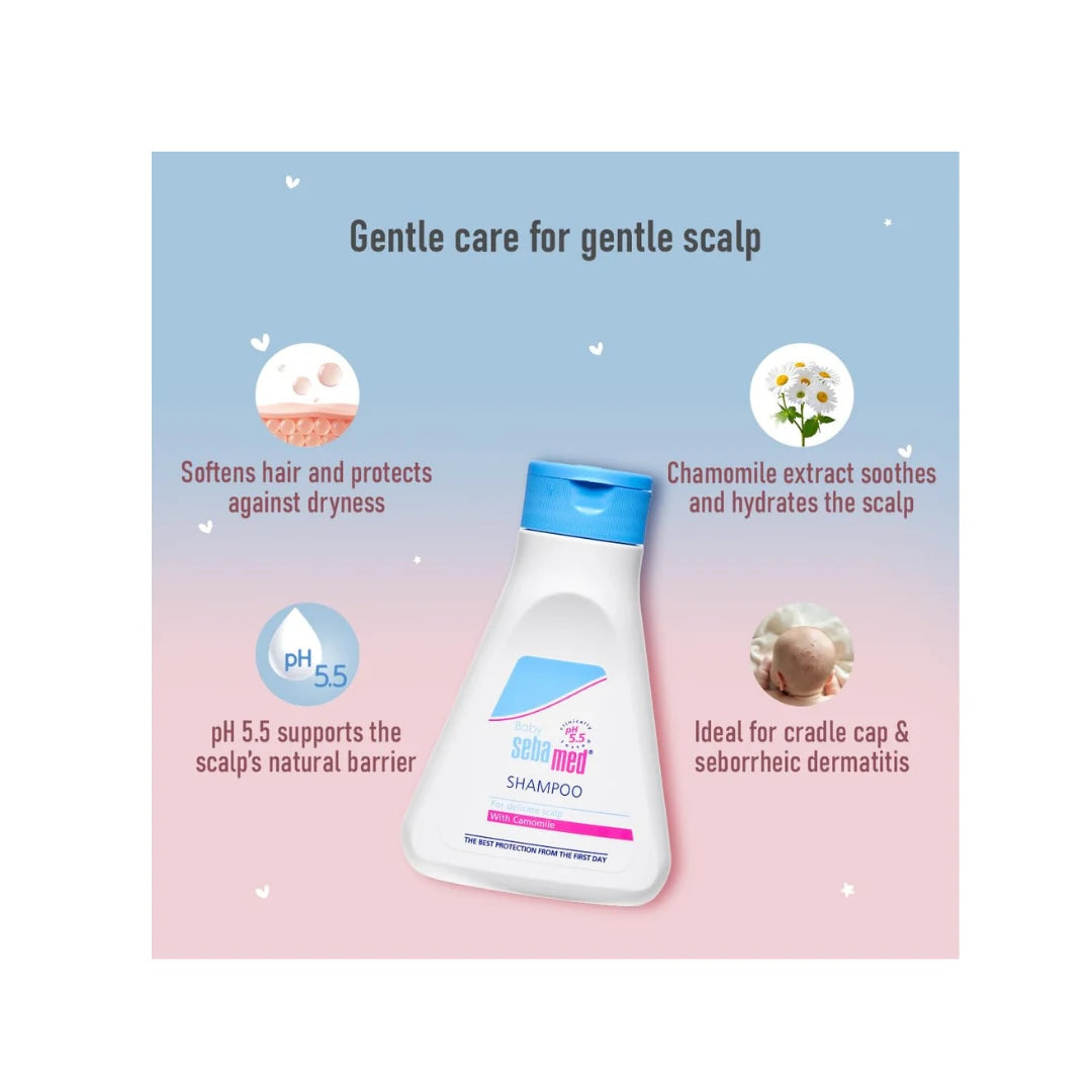 Baby Mild Shampoo for Soft Hair & Healthy Scalp 