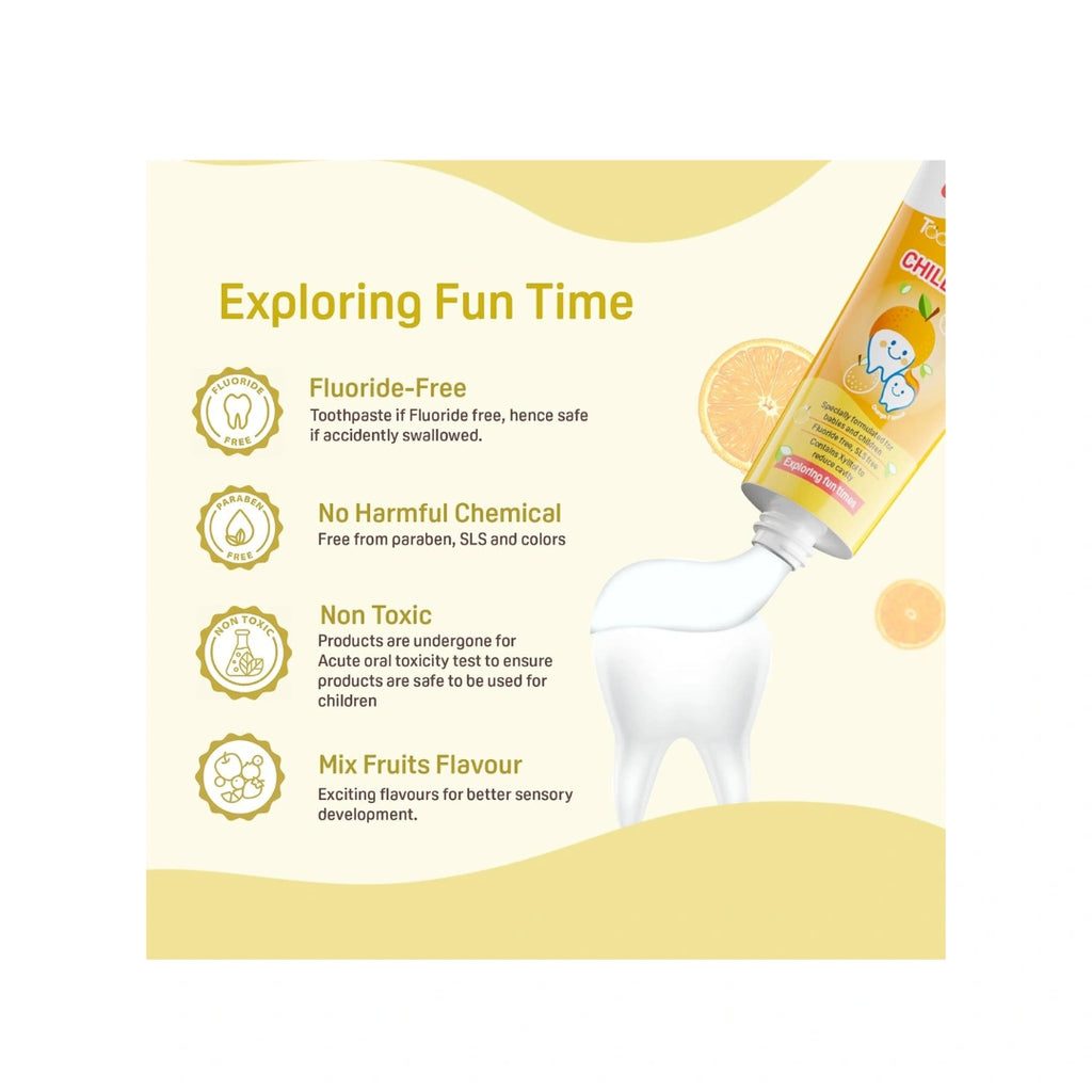 Orange kids toothpaste 45g tube