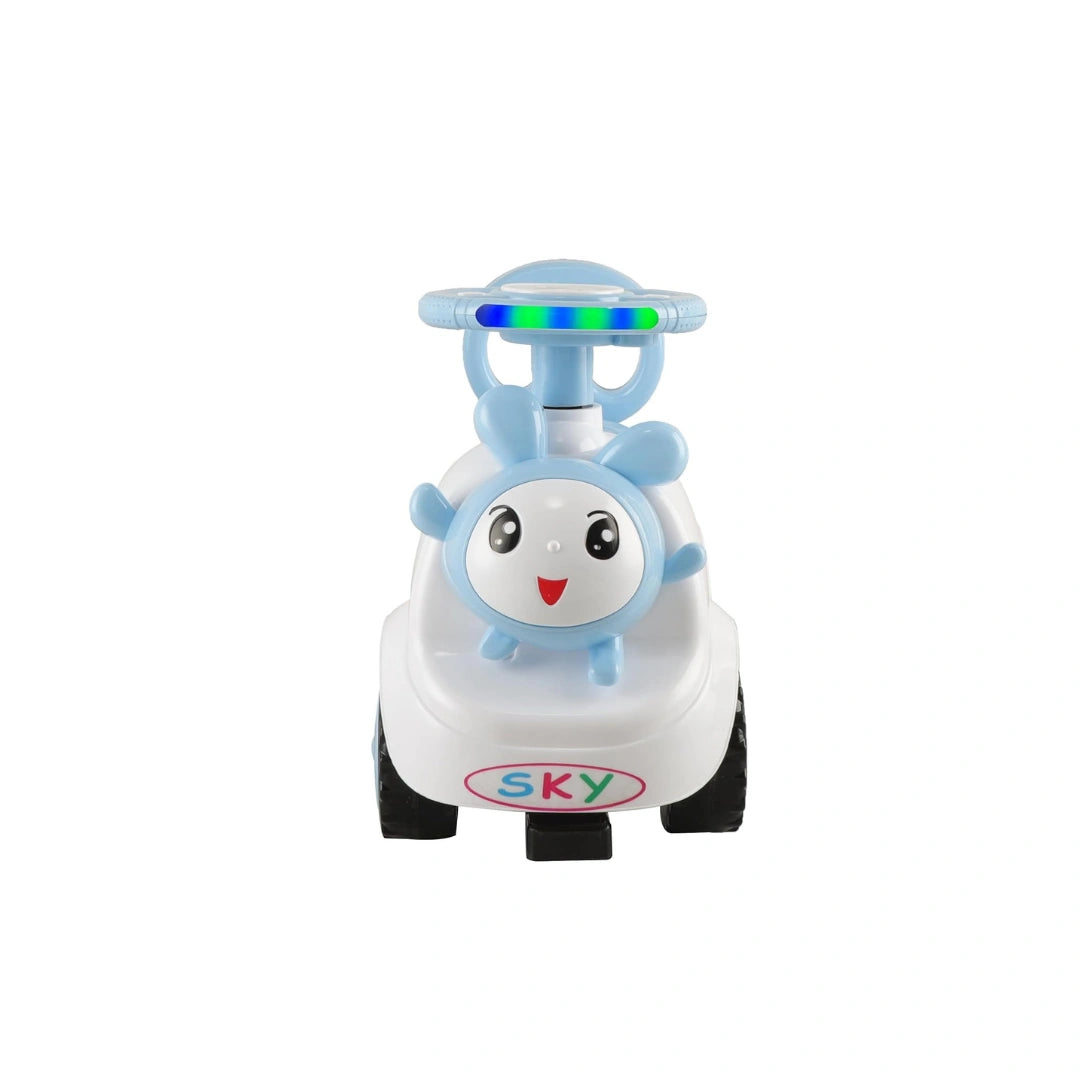 Kids ride-on walker toy with storage