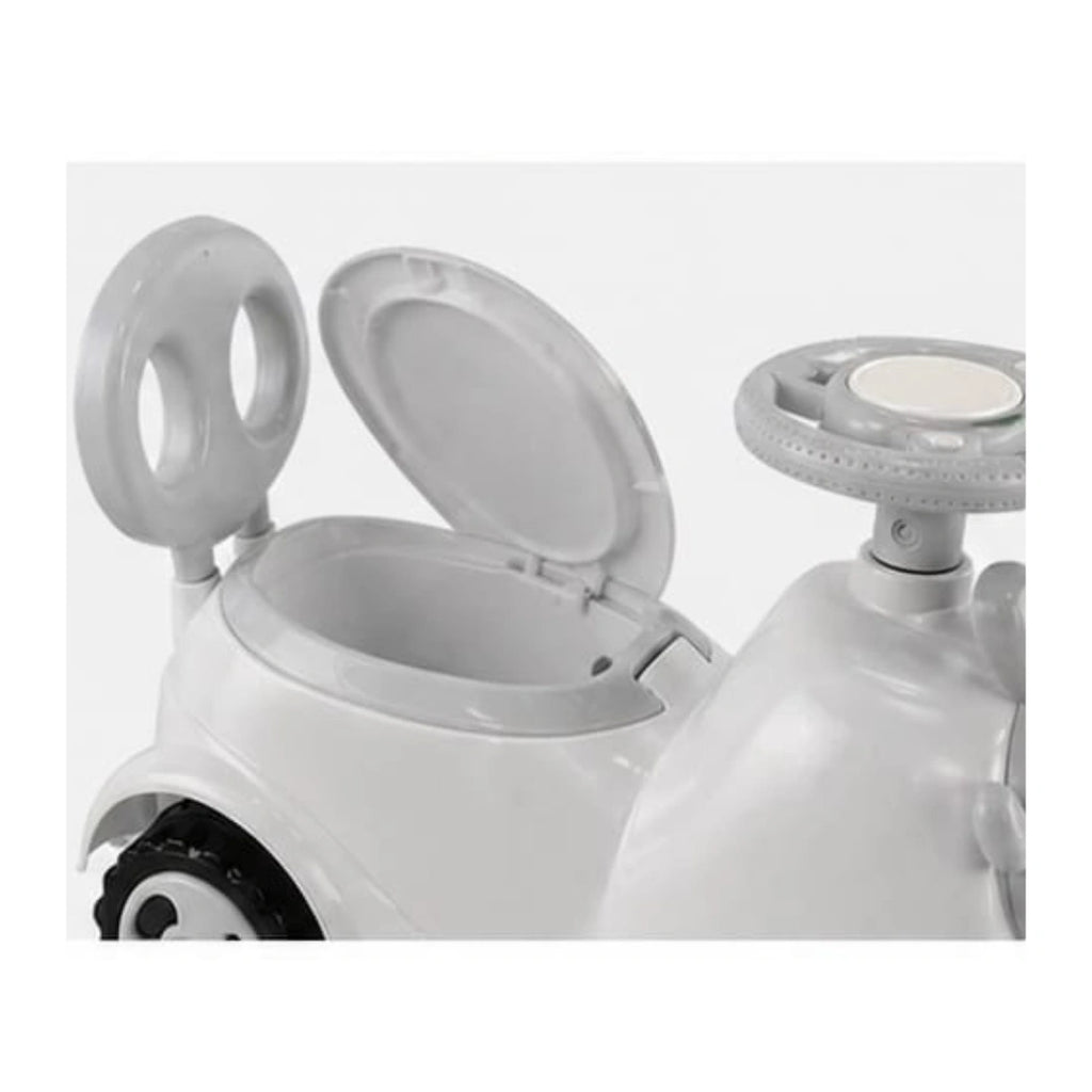 Kids ride-on walker toy with storage