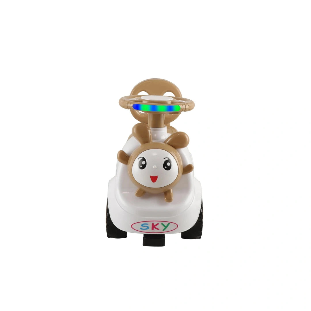 Kids ride-on walker toy with storage