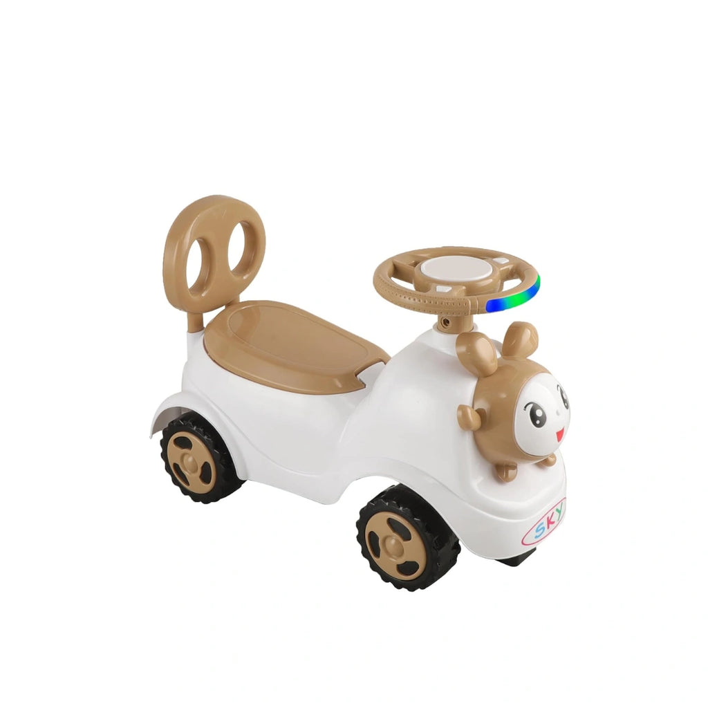 Kids ride-on walker toy with storage