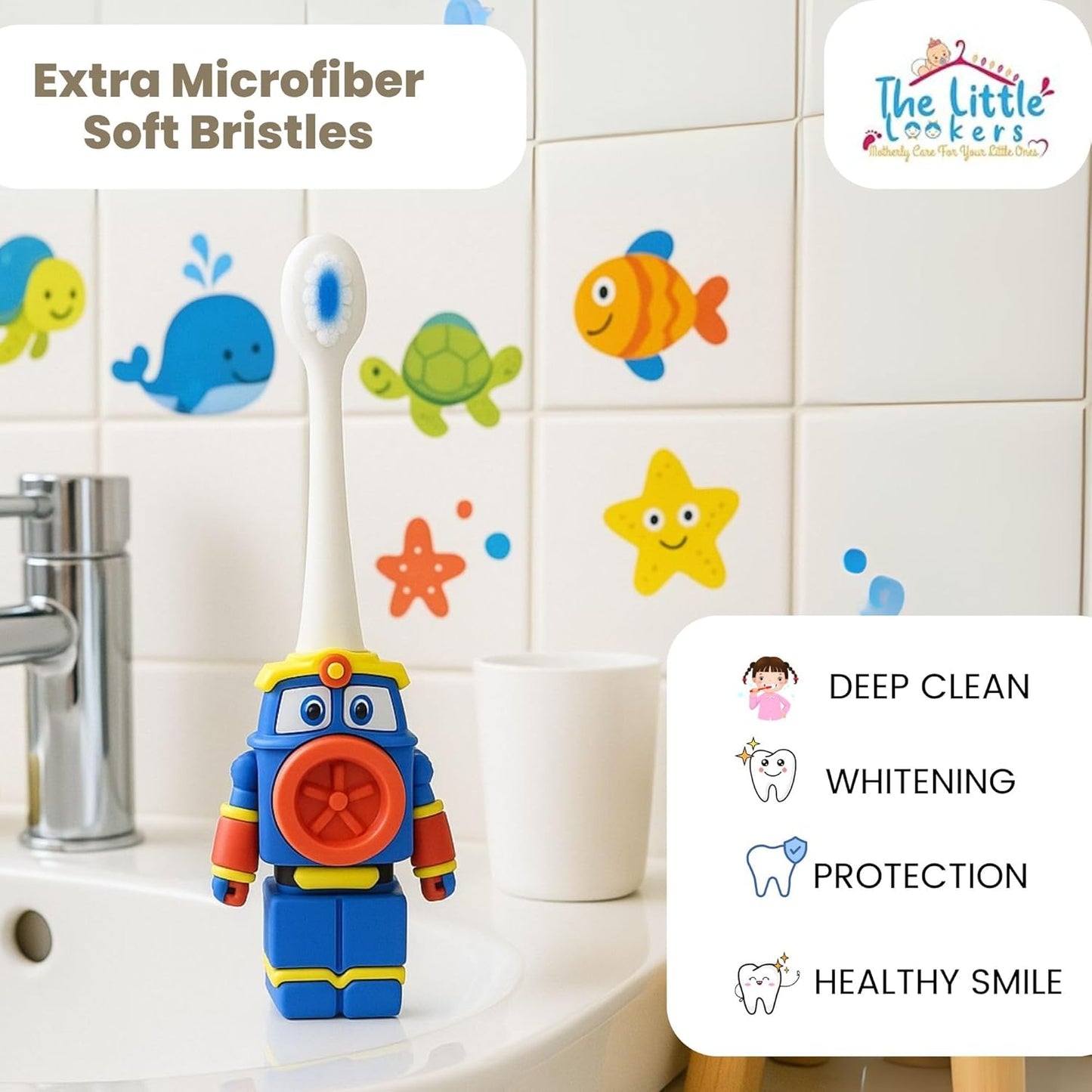 Baby Toothbrush I Supersoft Bristles Tooth Brush Soft Silicone for kids