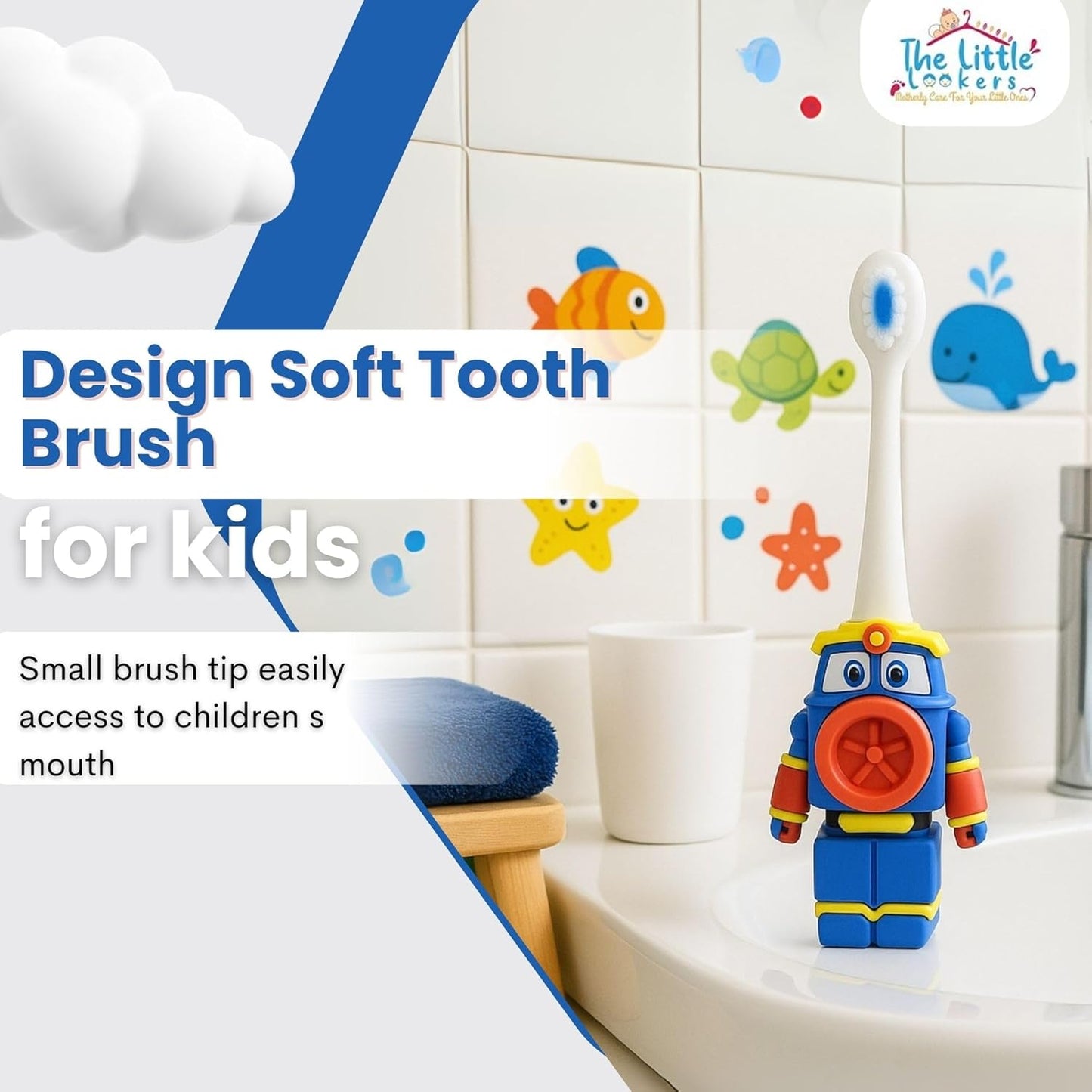 Baby Toothbrush I Supersoft Bristles Tooth Brush Soft Silicone for kids