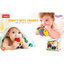 Funskool Toys Funskool Giggles - Baby's Best Friend, Ideal Gift pack for Infants , 3 pcs set, Teethers and Rattles, Multi-colour Baby toy Gift set for New Born, 4 months and above