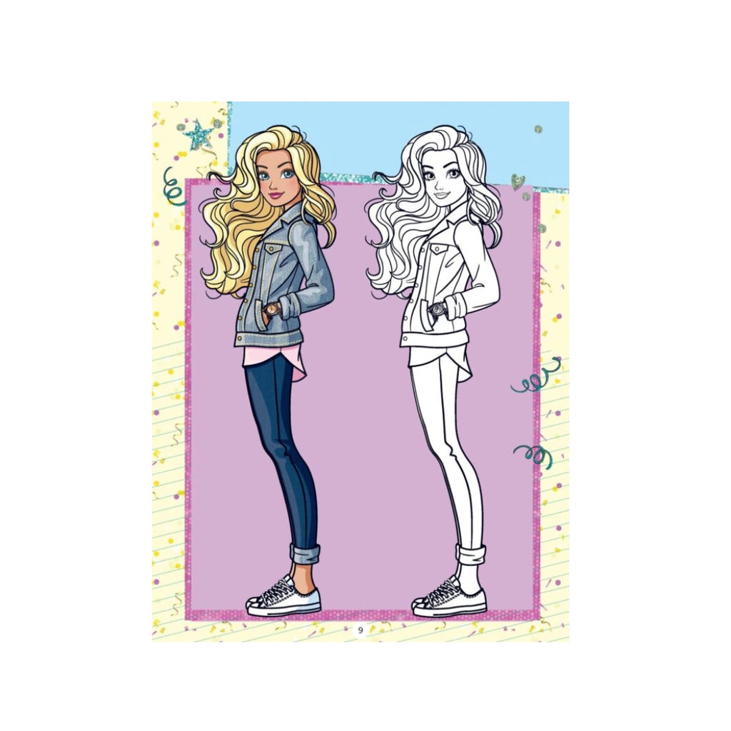 Barbie Copy & Colour