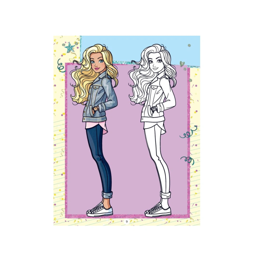 Barbie Copy & Colour
