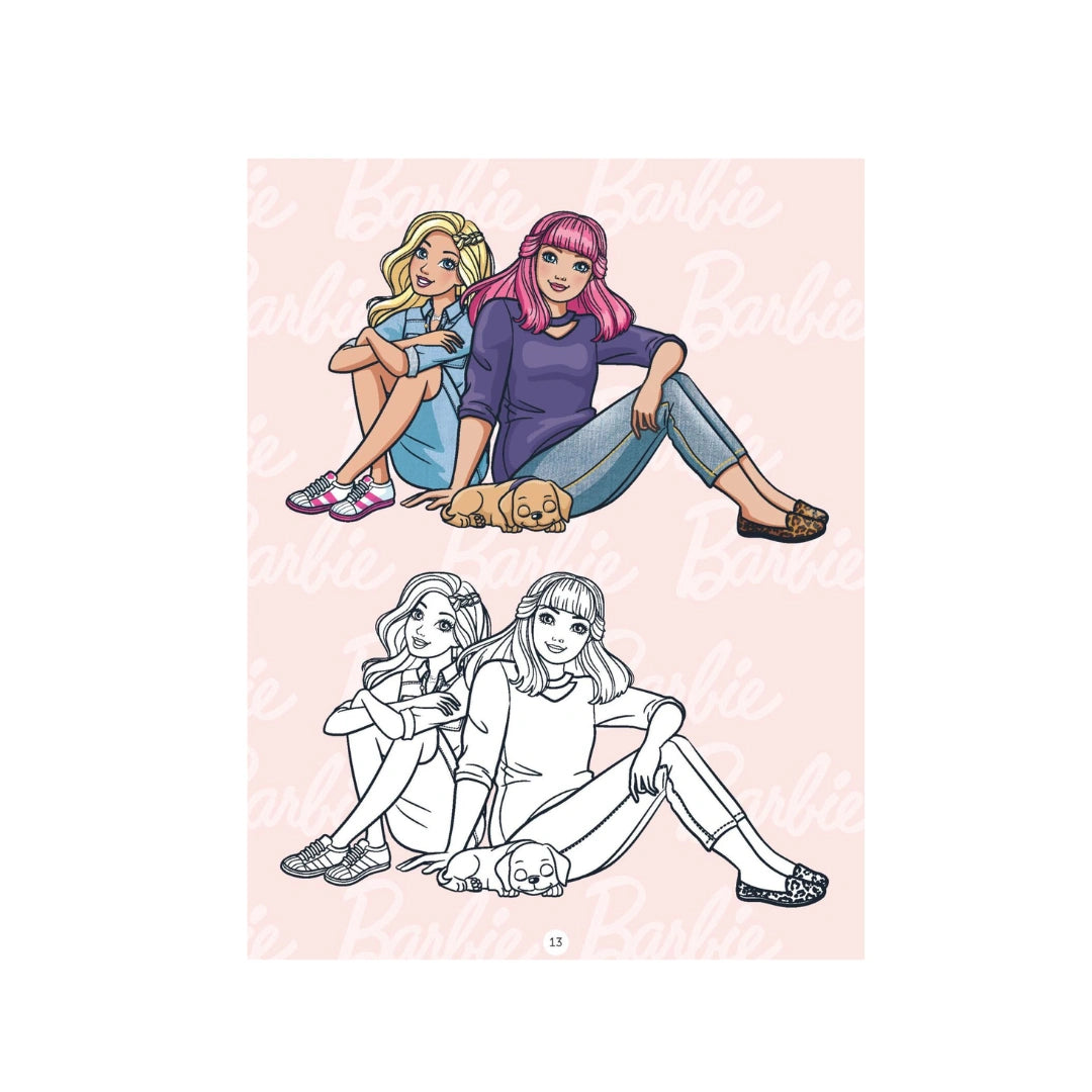 Barbie Colouring Fun