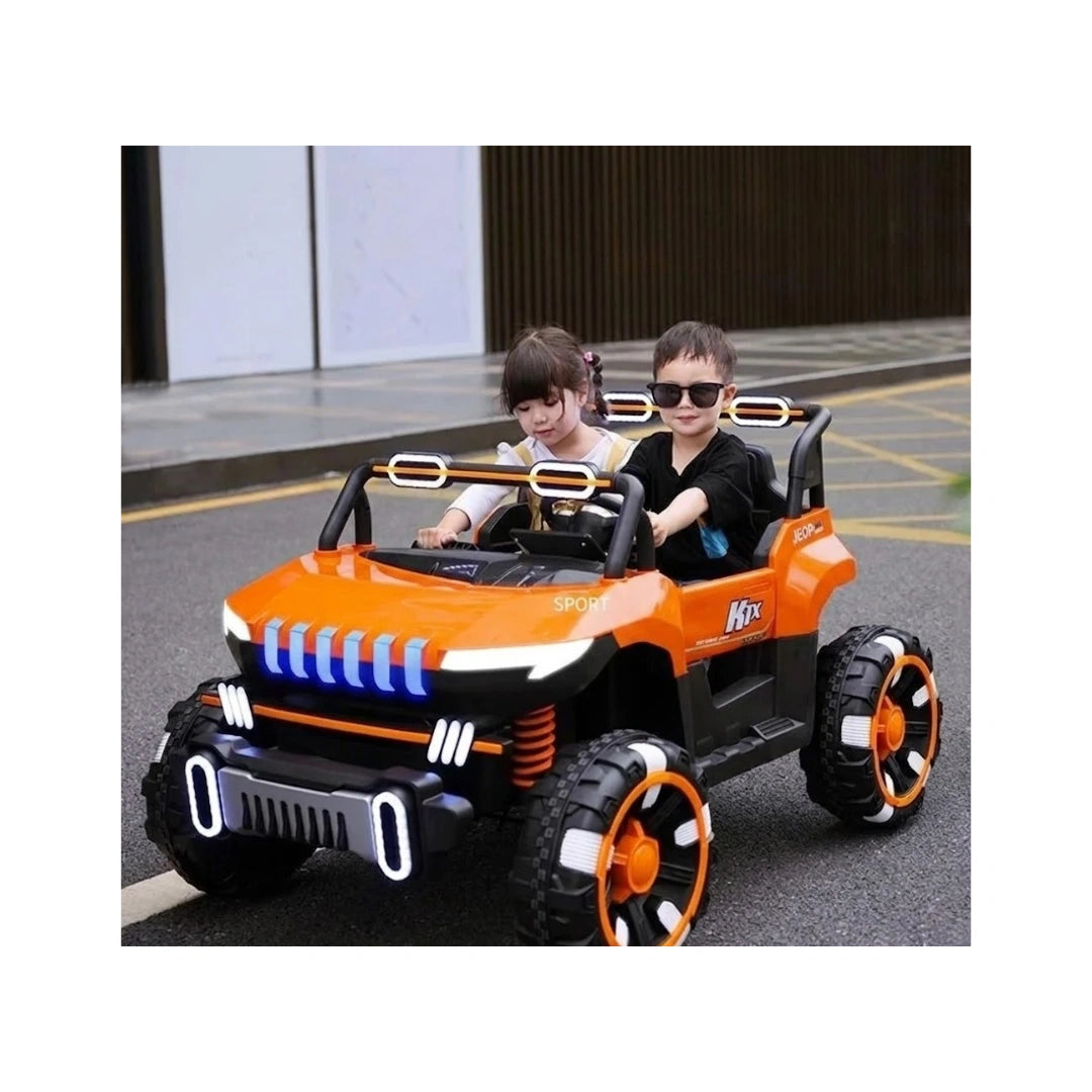 Remote Control Jeep With Lights, Music & Rechargeable Battery