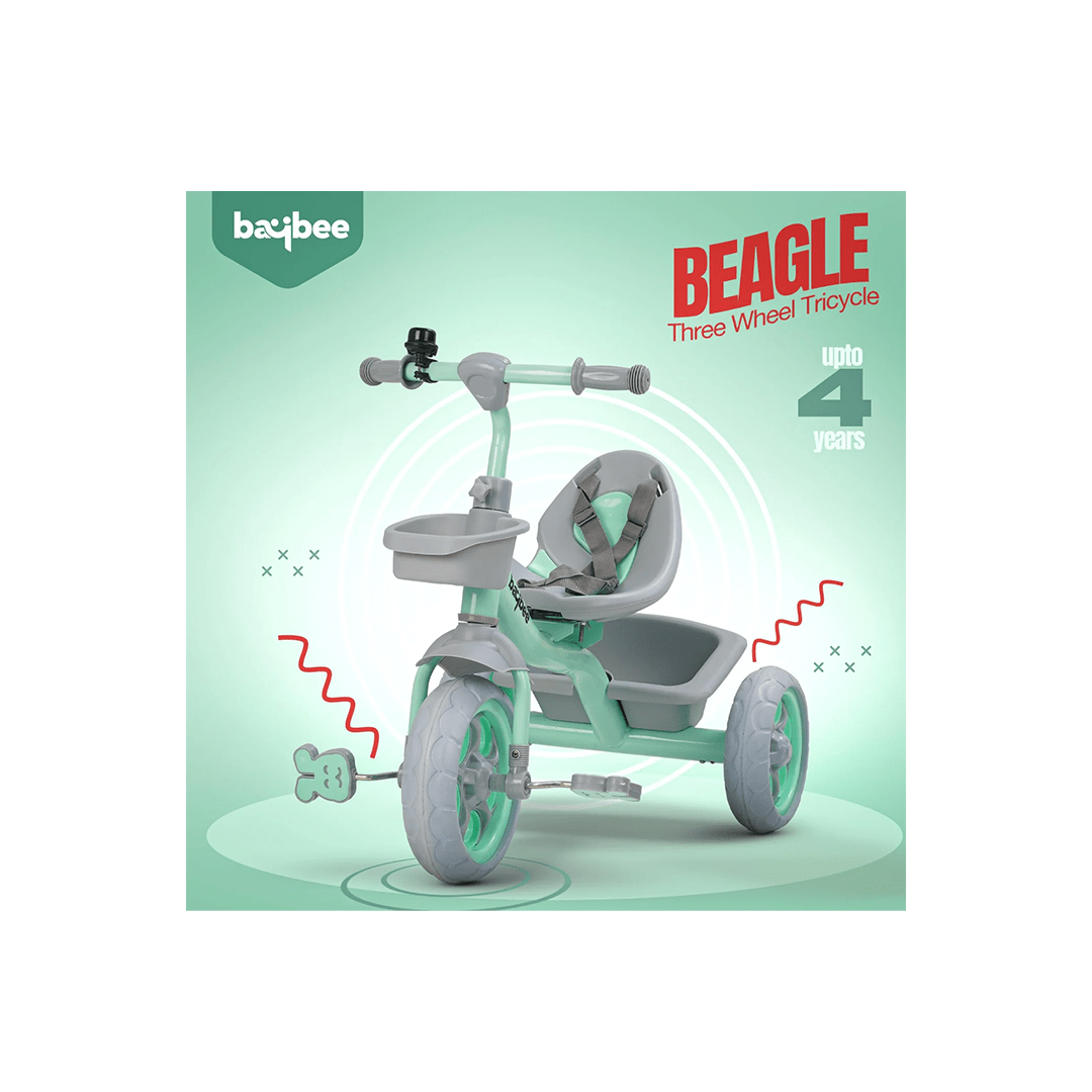 Baybee Ride-ons Baybee Beagle Baby Cycle for Kids, Plug Kids Tricycle With Seat Belt| Baby Tricycles for Kids (2-5 Years)