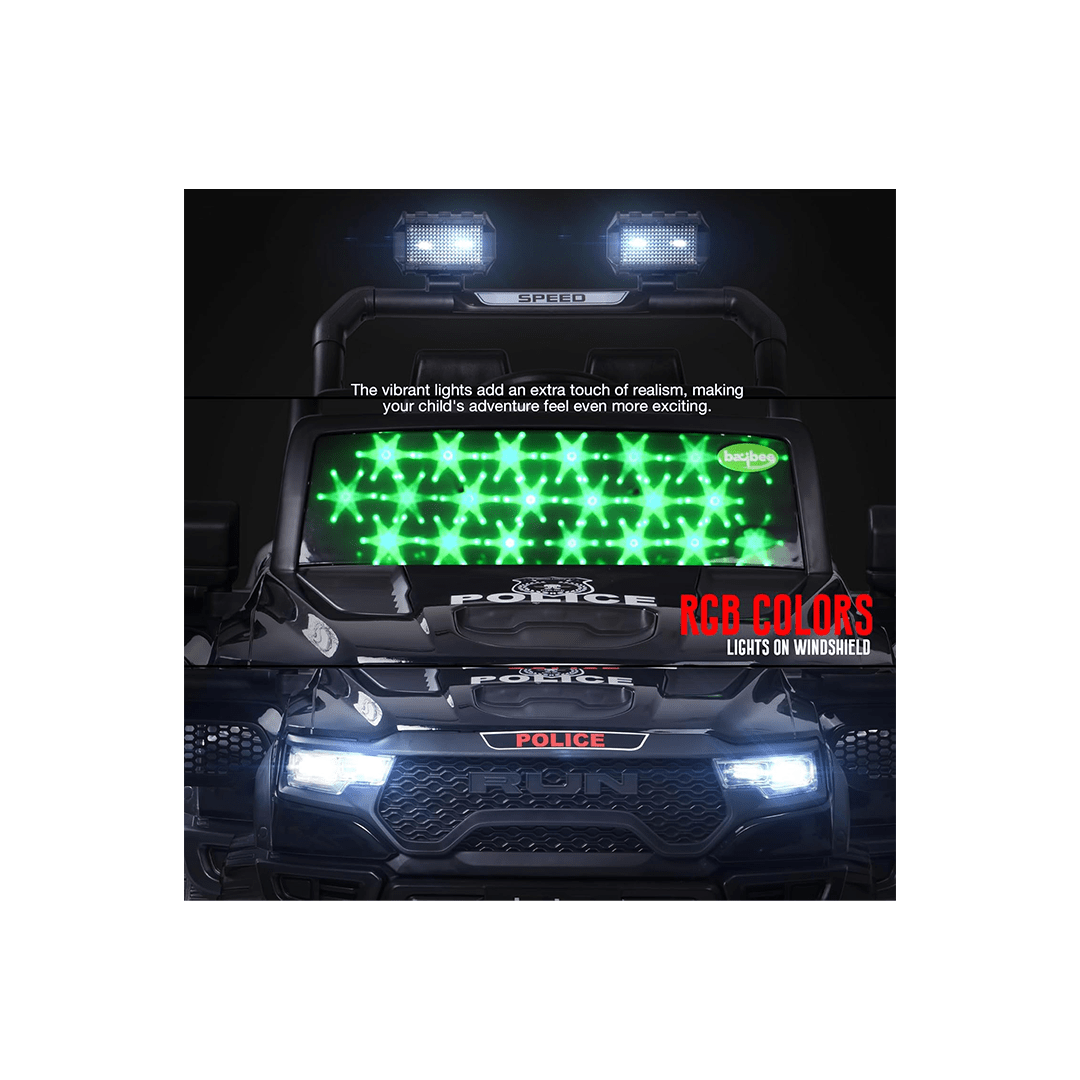 Baybee Ride-ons Baybee Run Kids Battery Operated Jeep for Kids with RGB Light & Music (3-8 Years)