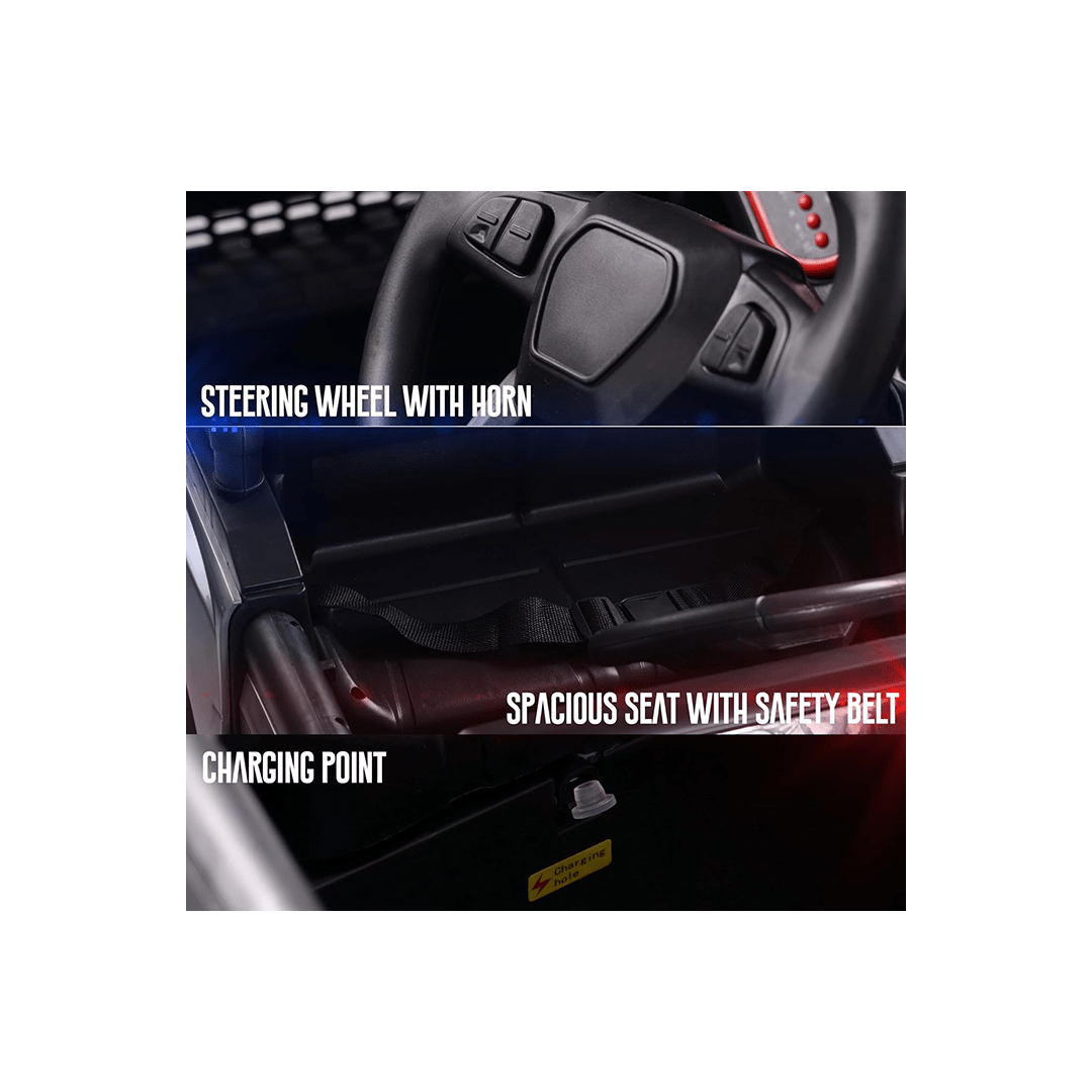 Baybee Ride-ons Baybee Run Kids Battery Operated Jeep for Kids with RGB Light & Music (3-8 Years)