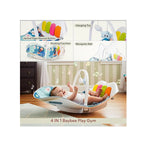 play gym rocker with mosquito net