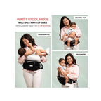 6-in-1  baby carrier with hip seat