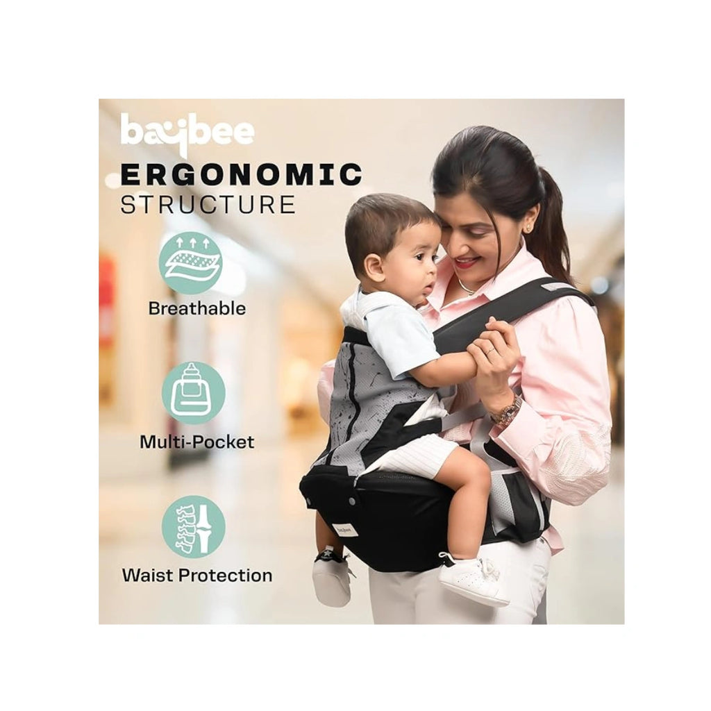 6-in-1  baby carrier with hip seat