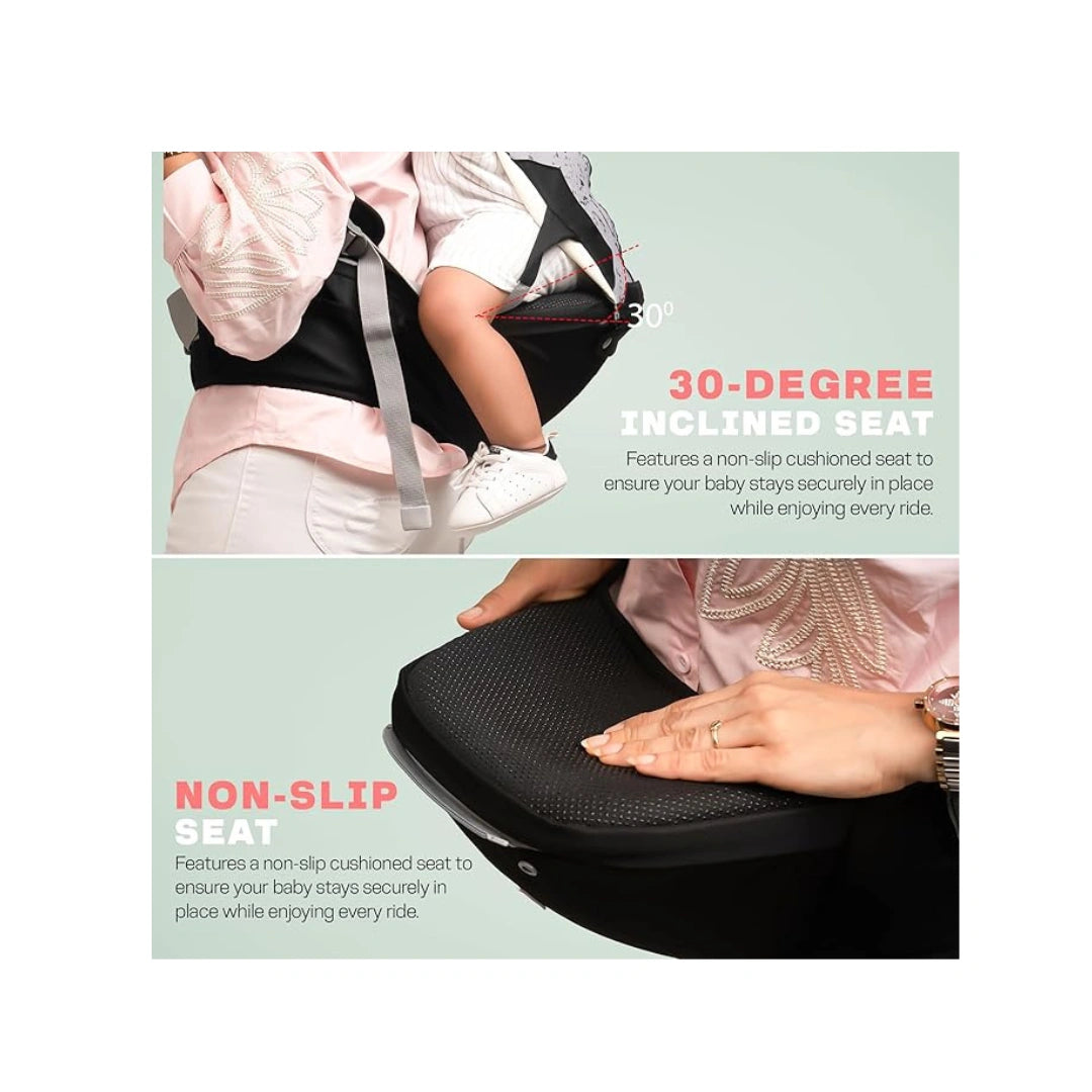 6-in-1  baby carrier with hip seat