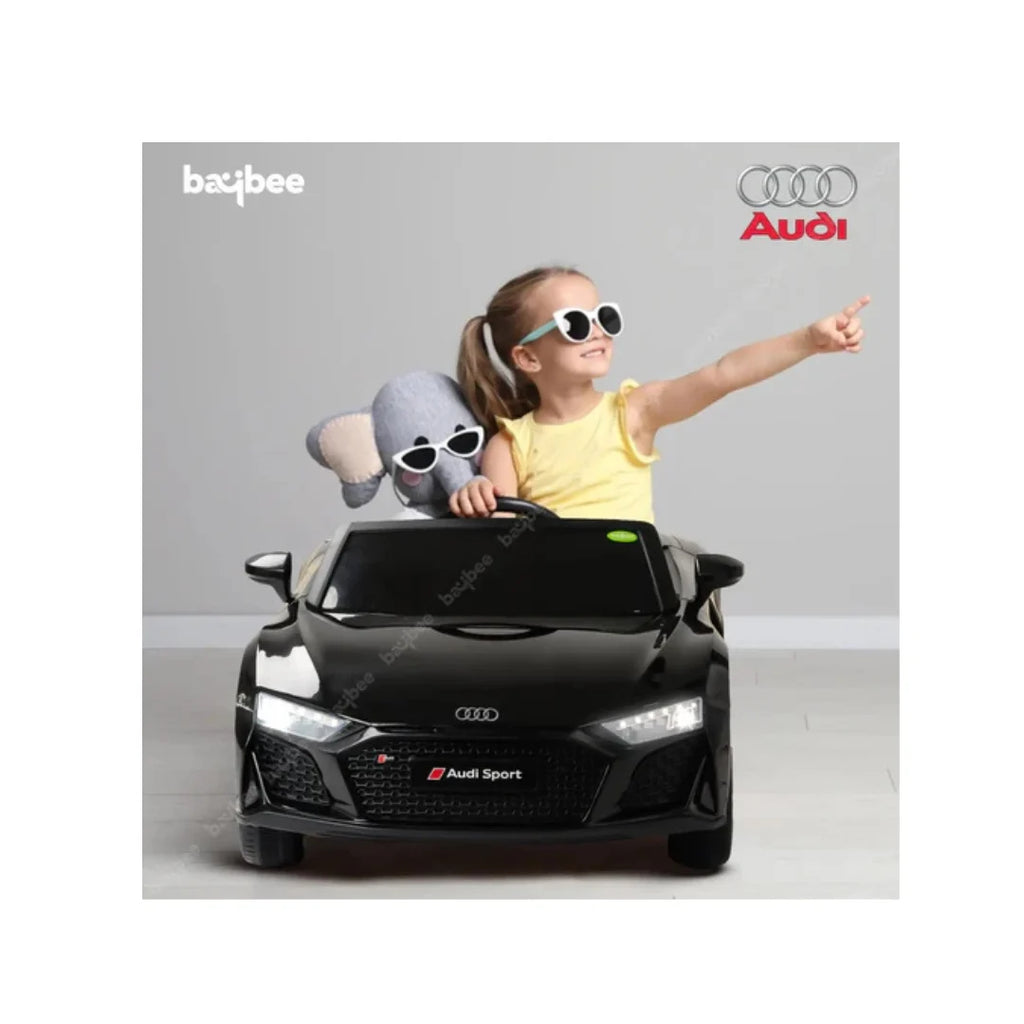 Black Audi R8 kids ride-on car