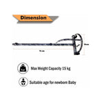 Baby cradle metal support hanger