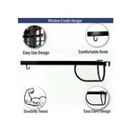 Baby cradle metal support hanger