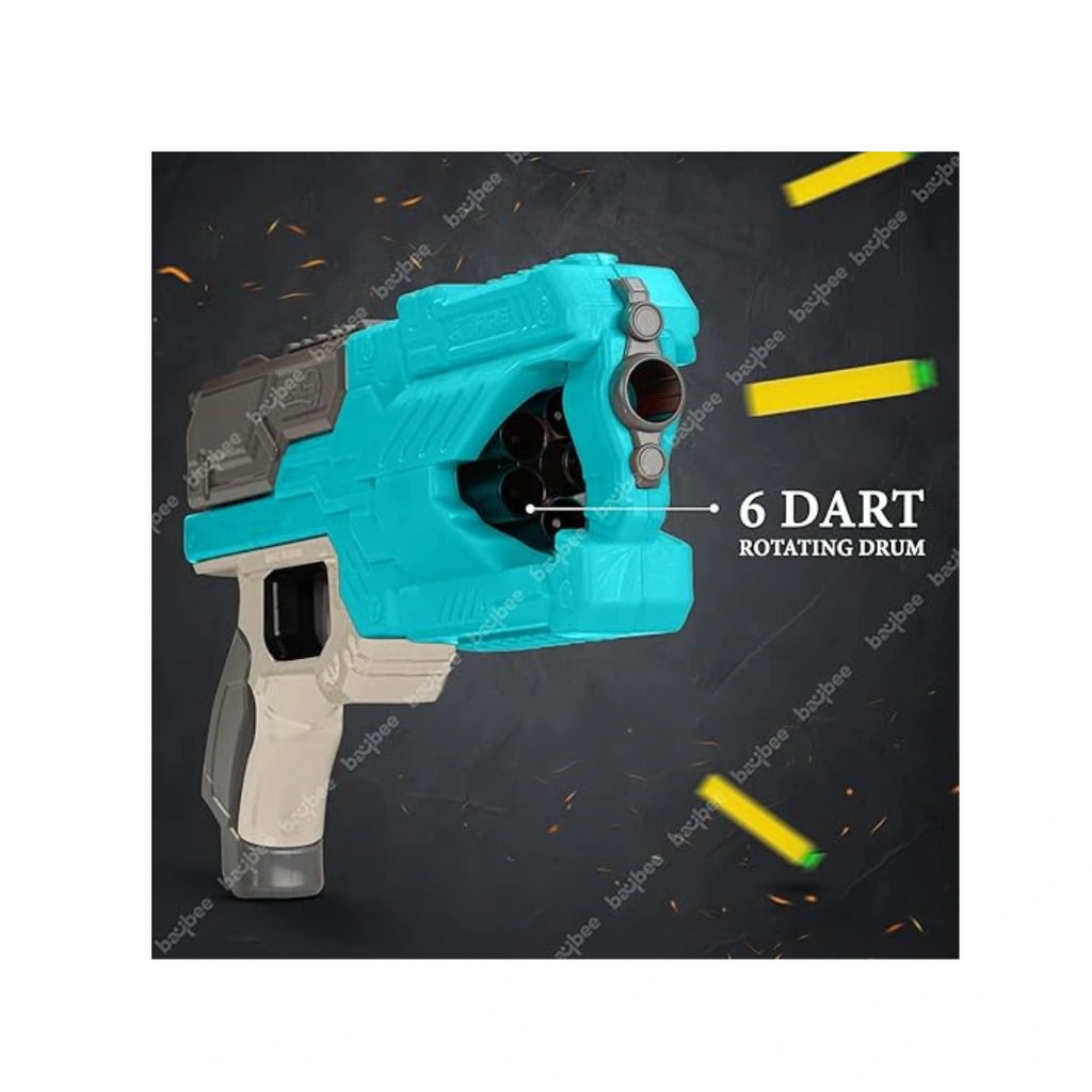 Foam dart blaster toy with darts