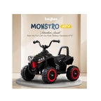 Black kids ATV battery ride-on bike
