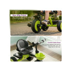 Kids tricycle with baskets and belt