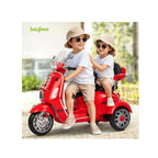 Baybee ScootStar Battery Operated Kids Bike, Dual Seat Electric Ride-On with Music for Kids  (2 Years+)