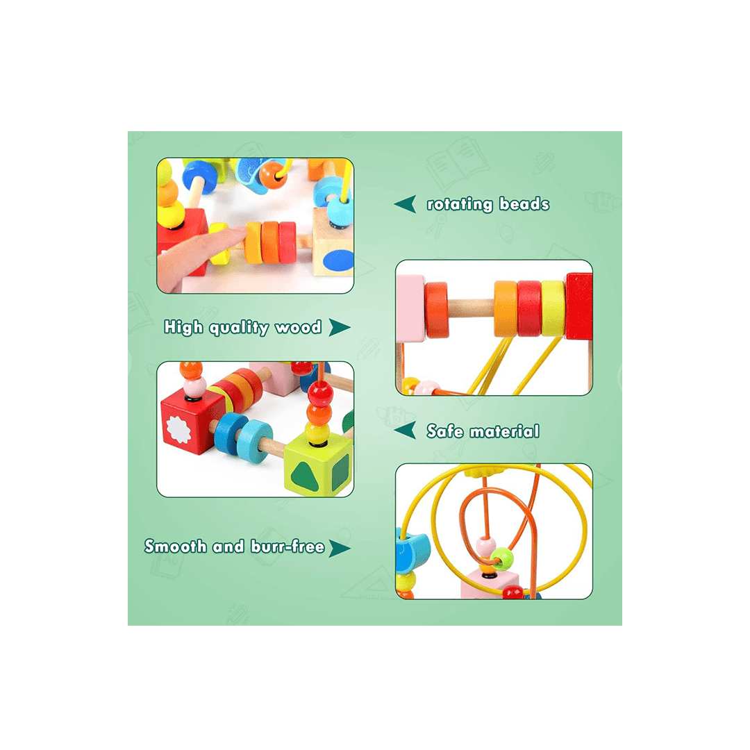 The Clever Clogs Toys The Clever Clogs Bead Maze (12 Months+)