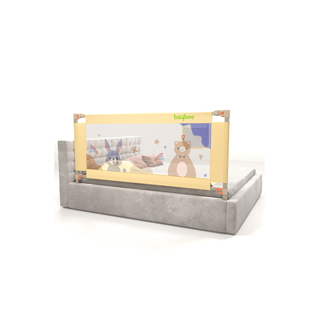 Baybee Other Gears Baybee Baby Bed Rail Guard for Baby Safety with 28 Height Adjustable, Portable Bed Side Protector for Baby Falling -150 x 80 cm