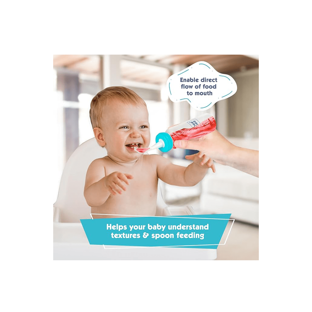 Mee Mee Feeding Products Mee Mee Baby Feeding Bottle with Spoon For Kids (3 Months+)