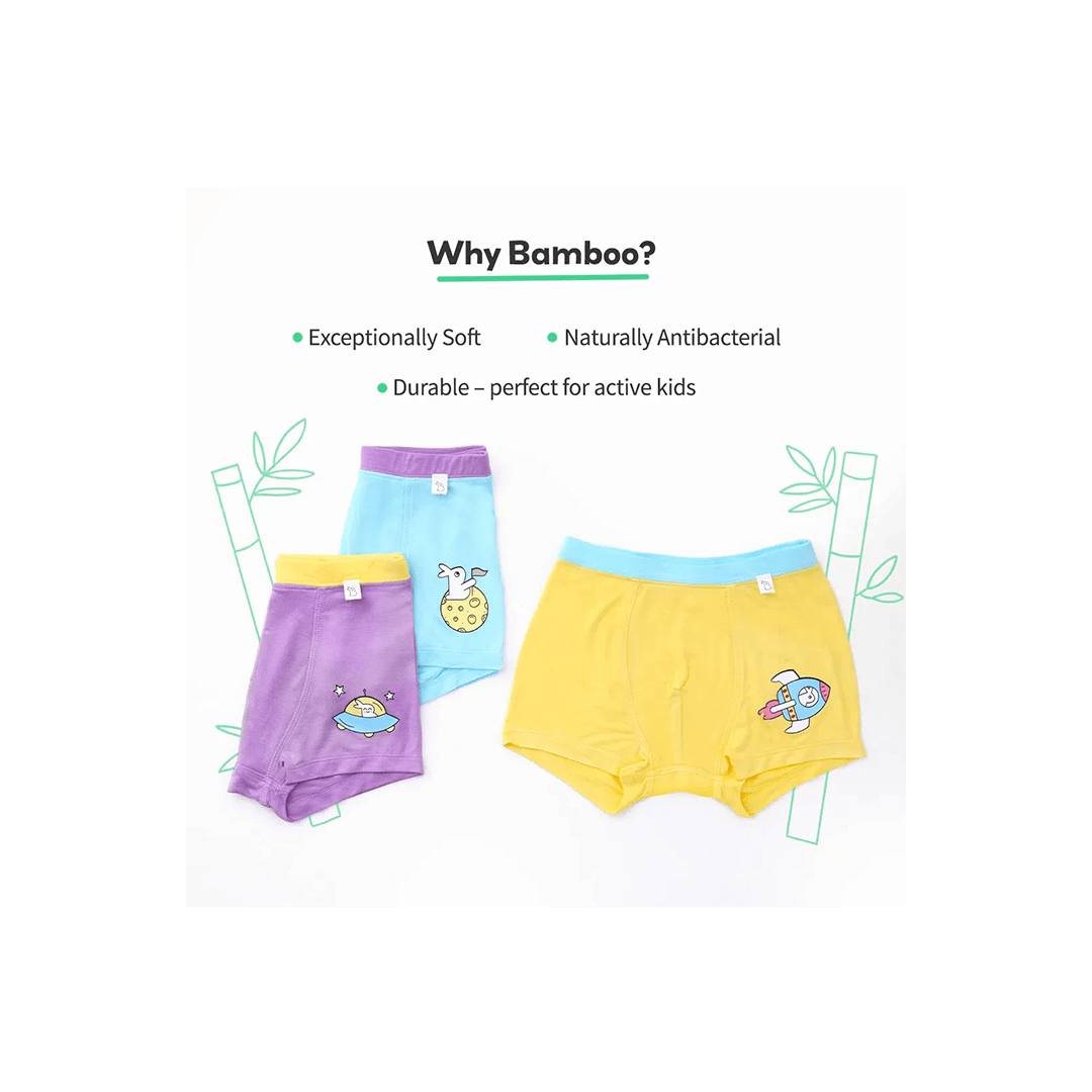 SuperBottoms Clothing SuperBottom Boys Trunks - Set of 4 (4-8 Years)