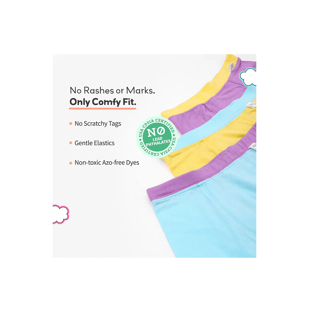 SuperBottoms Clothing SuperBottom Boys Trunks - Set of 4 (4-8 Years)