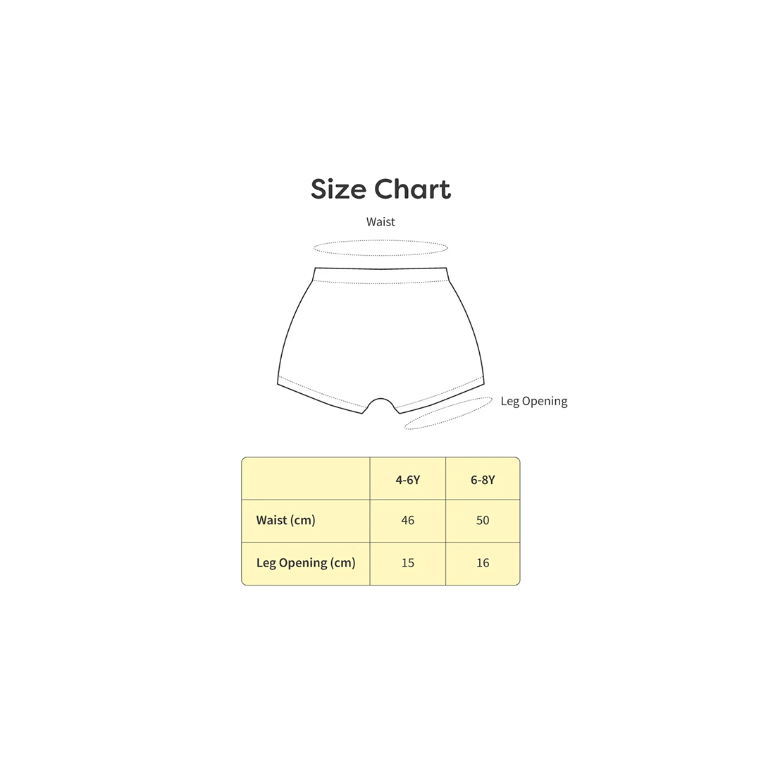 SuperBottoms Clothing SuperBottom Boys Trunks - Set of 4 (4-8 Years)