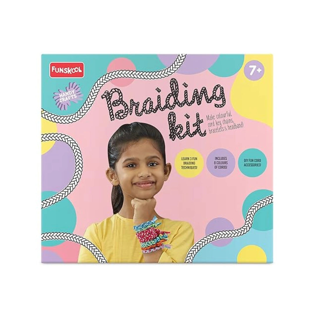 Kids braiding craft kit
