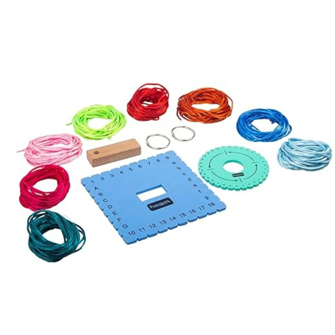 Kids braiding craft kit