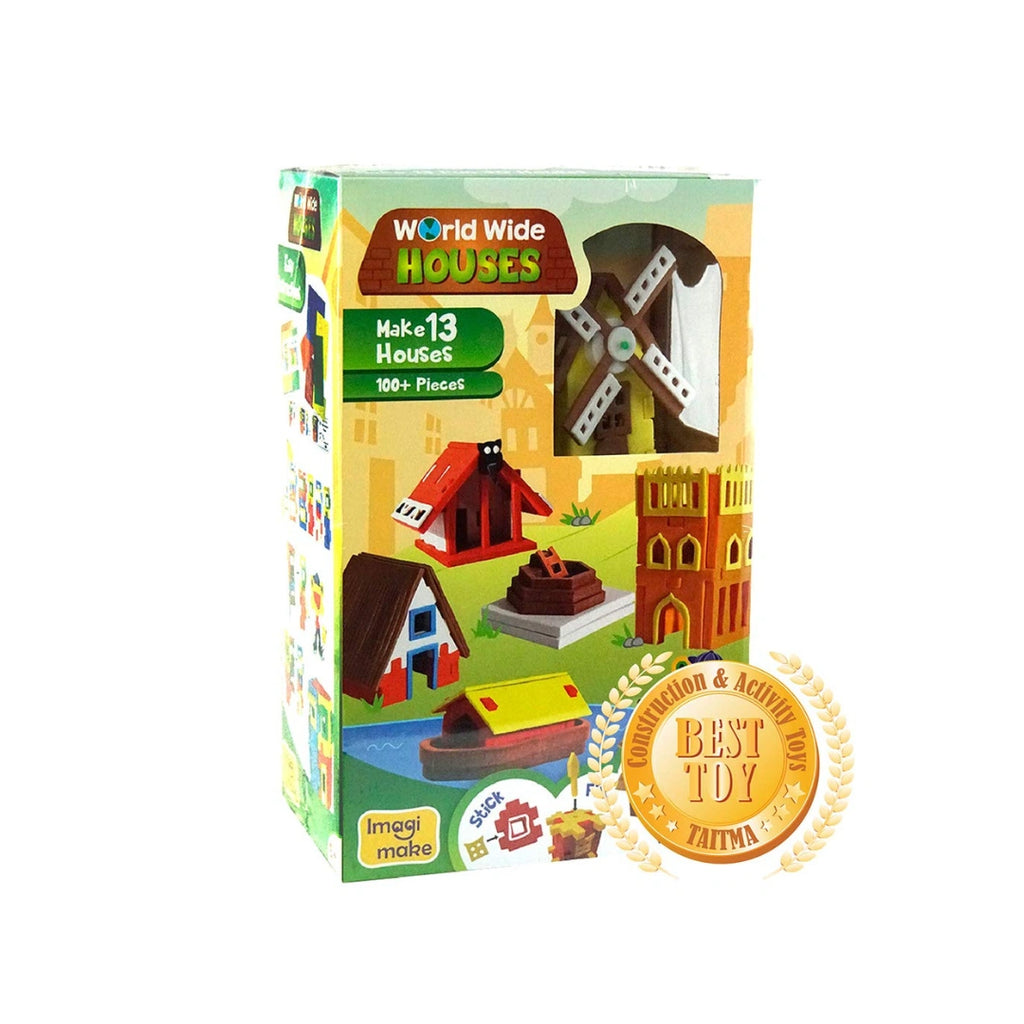 3D world houses foam model kit