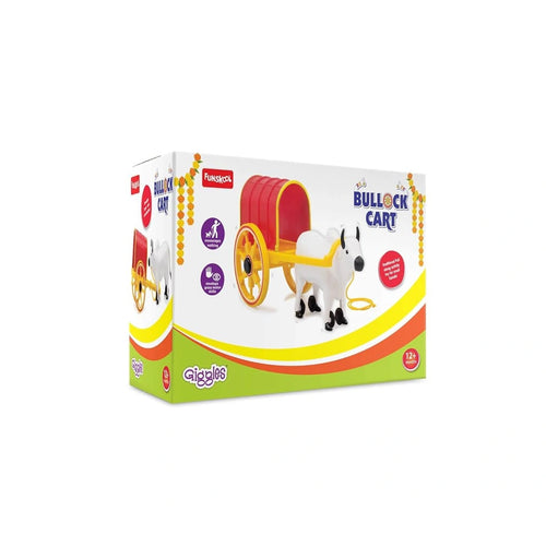 Bullock Cart,Traditional Toy Vehicle,Non-Toxic Plastic,To Improve Imagination,Storytelling,Motor Skills (3 Years+) 