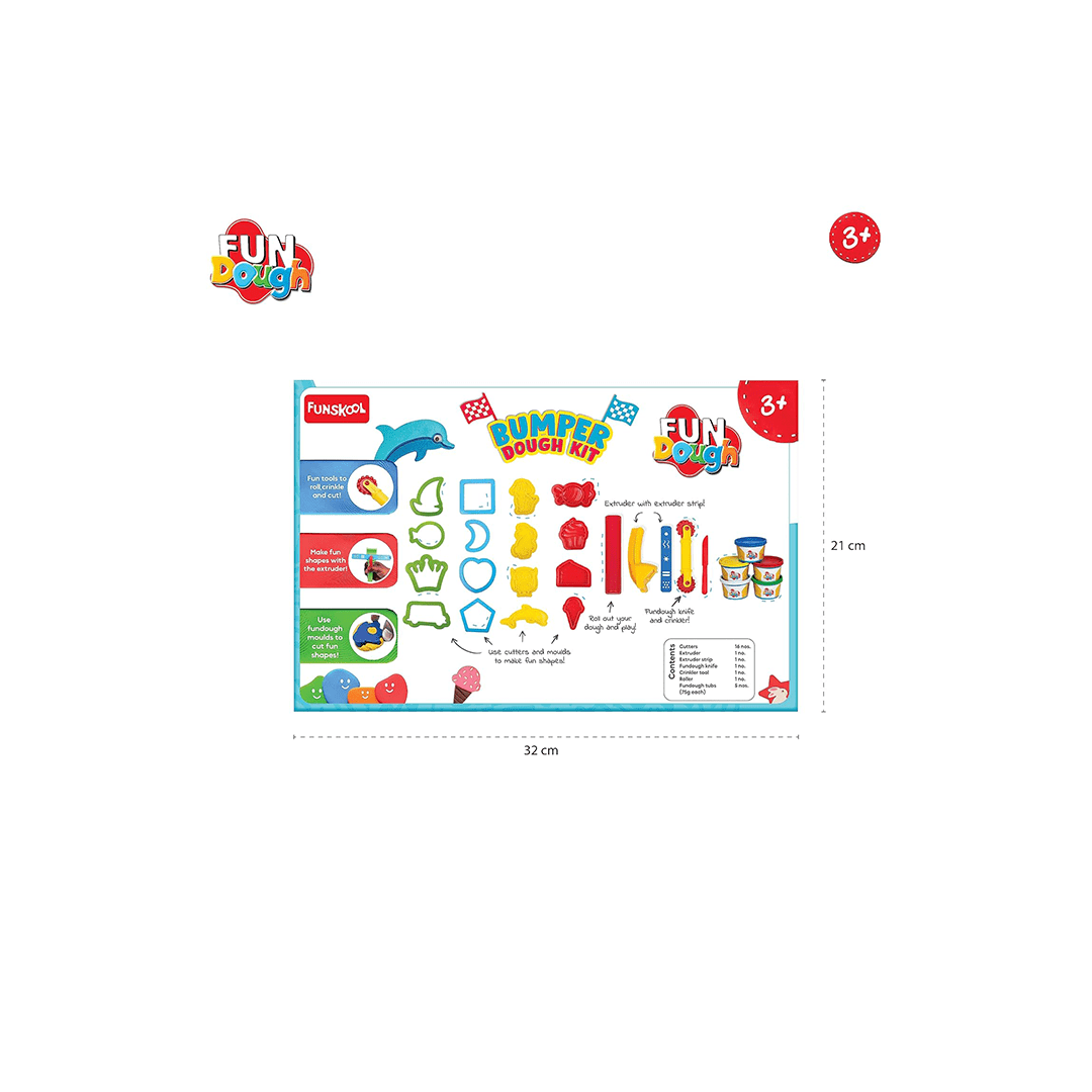 Funskool Craft Kit Funskool Fun Dough Bumper Dough Kit (3 Years+)