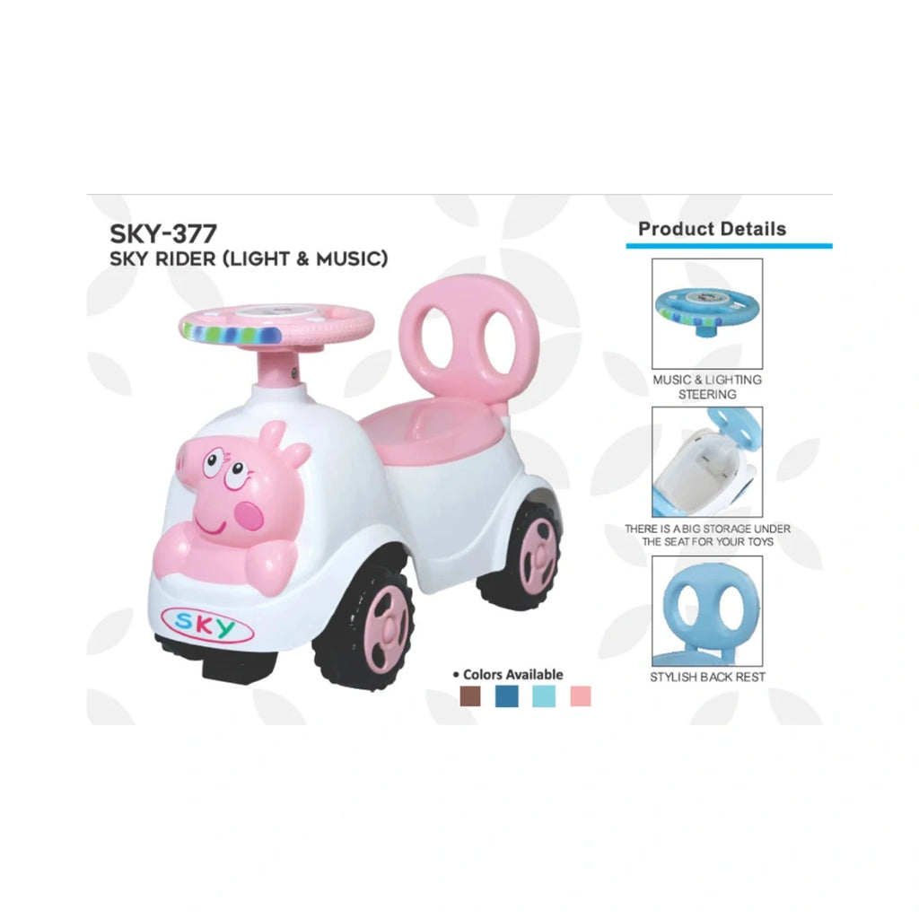 BunnyCruise Musical Ride-On Car