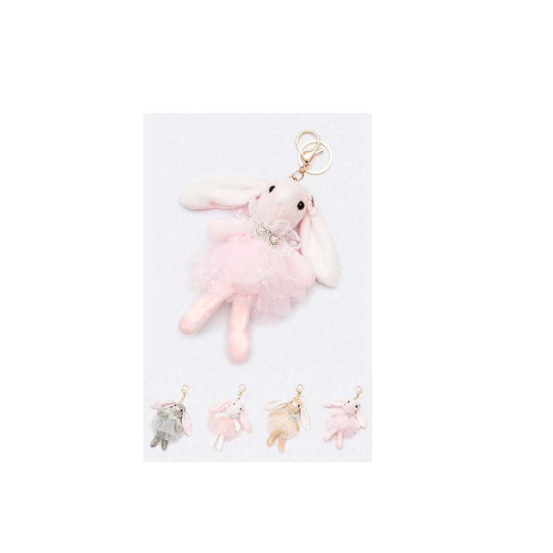 Bunny shaped keychain 