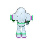 Buzz Lightyear RC robot with lights, sounds, and walking action.