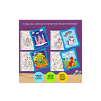 Fantasy canvas art kit for kids