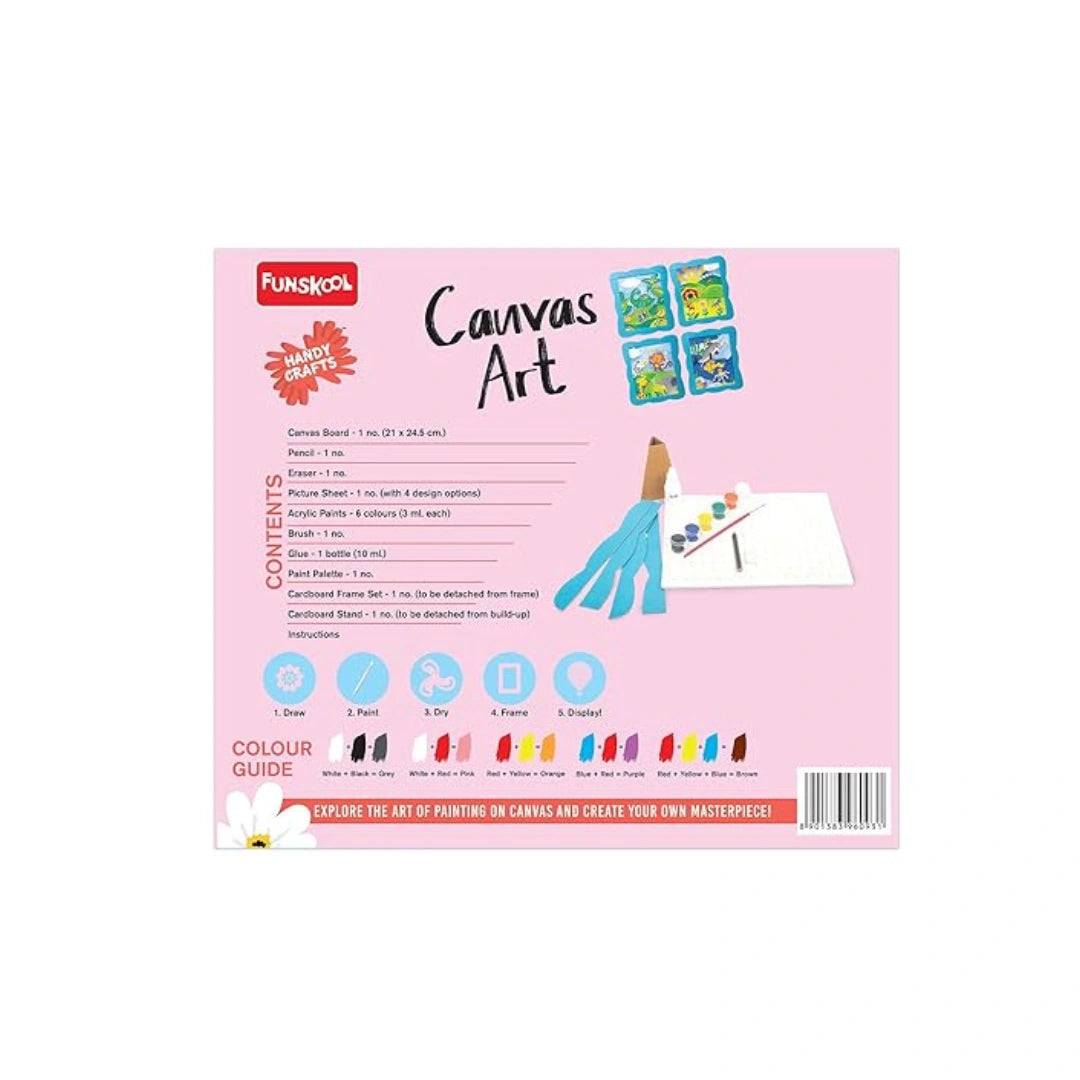 Canvas painting kit for kids