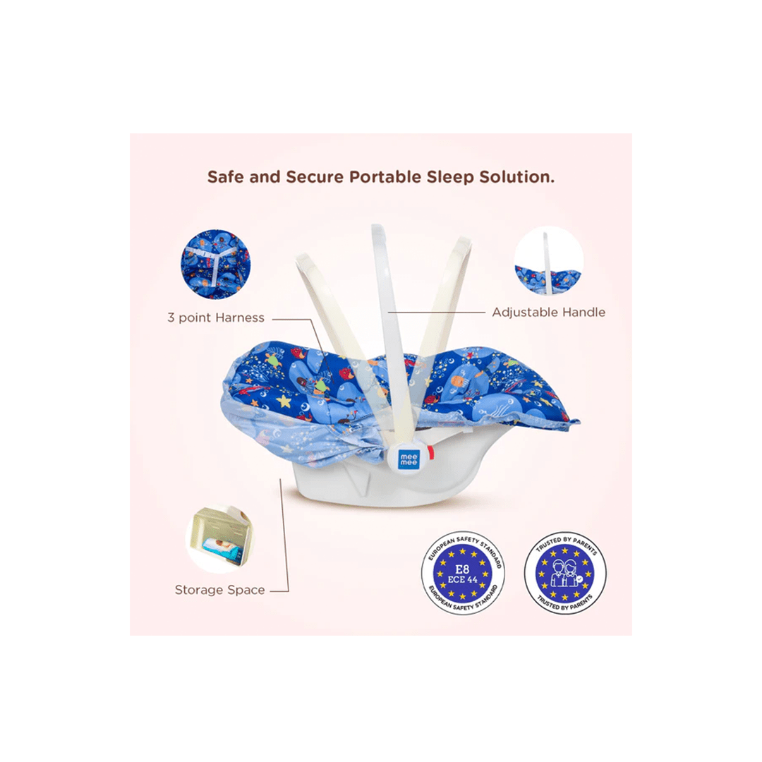 Mee Mee Other Gears Mee Mee 5 In 1 Baby Cozy Carry Cot Cum Rocker (0-9 Months)